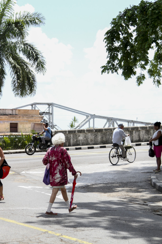 Street life in Matanzas, Cuba.