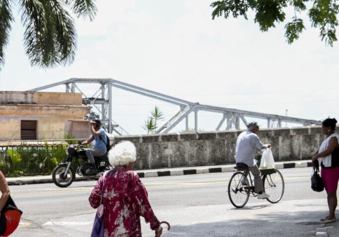 Street life in Matanzas, Cuba.